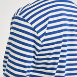 Maglia uomo a righe bianca e blu T164 NAVYWHITE COMME DES GARCON PLAY 