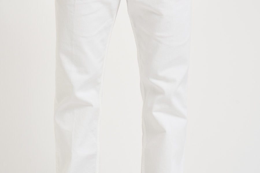 Jeans uomo tapered crop in denim bianco MUSSO UP518001 DEPARTMENT FIVE 