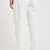 Jeans uomo tapered crop in denim bianco MUSSO UP518001 DEPARTMENT FIVE 