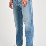Jeans uomo tapered crop in denim chiaro MUSSO UP518 390 DEPARTMENT FIVE 