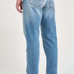 Jeans uomo tapered crop in denim chiaro MUSSO UP518 390 DEPARTMENT FIVE 