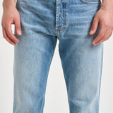 Jeans uomo tapered crop in denim chiaro MUSSO UP518 390 DEPARTMENT FIVE 
