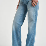 Jeans donna dritto Jacklyn in denim chiaro DP427 DF0283DLV7800 DONDUP 