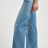 Jeans donna dritto Jacklyn in denim chiaro DP427 DF0283DLV7800 DONDUP 