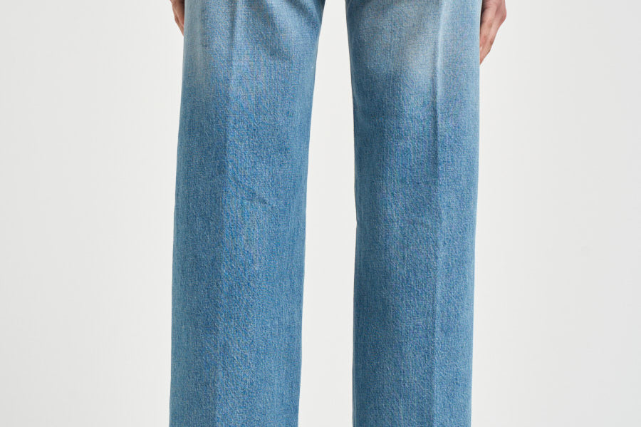 Jeans donna dritto Jacklyn in denim chiaro DP427 DF0283DLV7800 DONDUP 