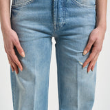 Jeans donna dritto Jacklyn in denim chiaro DP427 DF0283DLV7800 DONDUP 