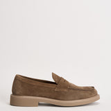 Mocassino uomo in suede tortora 2405 VISONEM08 DOUCAL'S 