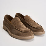 Mocassino uomo in suede tortora 2405 VISONEM08 DOUCAL'S 
