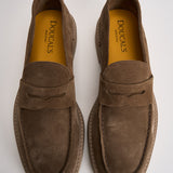 Mocassino uomo in suede tortora 2405 VISONEM08 DOUCAL'S 