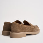 Mocassino uomo in suede tortora 2405 VISONEM08 DOUCAL'S 