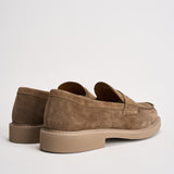 Mocassino uomo in suede tortora 2405 VISONEM08 DOUCAL'S 