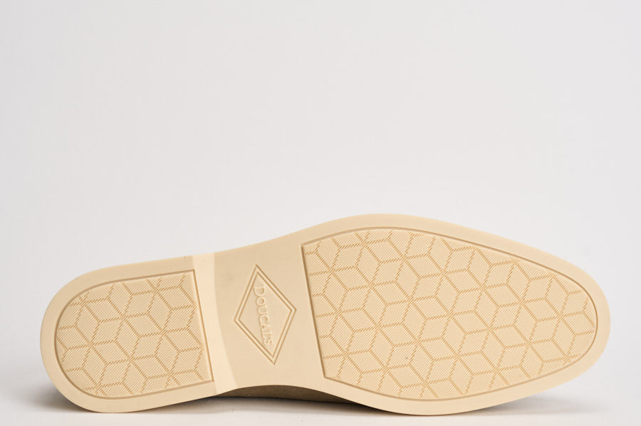 Mocassino uomo in suede beige 3413 VISONEC15 DOUCAL'S 