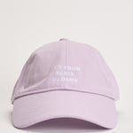 Cappellino uomo lilla con ricamo CP151 CO138LAVANDA DROLE DE MONSIEUR 