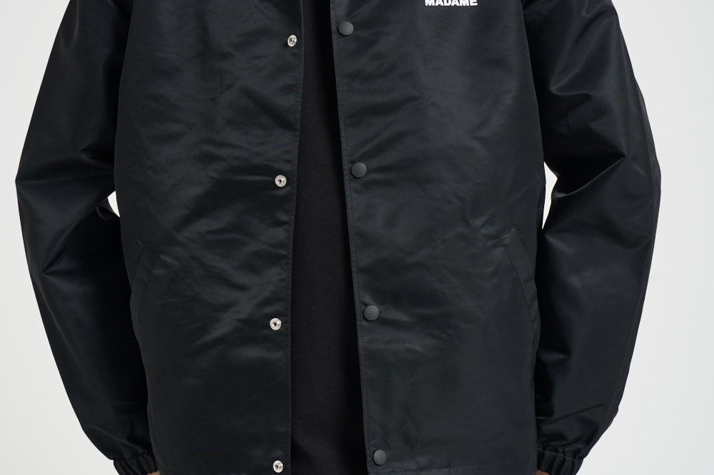Giacca uomo in nylon nero JT183 PA014BL DROLE DE MONSIEUR 
