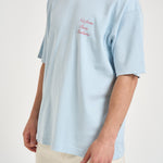T-shirt uomo girocollo celeste TS209 CO002LIGHTBLUE DROLE DE MONSIEUR 