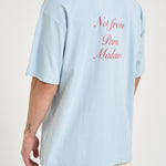 T-shirt uomo girocollo celeste TS209 CO002LIGHTBLUE DROLE DE MONSIEUR 