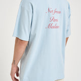 T-shirt uomo girocollo celeste TS209 CO002LIGHTBLUE DROLE DE MONSIEUR 