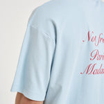 T-shirt uomo girocollo celeste TS209 CO002LIGHTBLUE DROLE DE MONSIEUR 