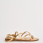 Sandalo donna alla schiava oro K52 OROCUOIO EMANUELA CARUSO CAPRI 