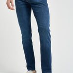 Jeans uomo skinny in denim blu EM000121 AF22800MB002 EMPORIO ARMANI 