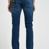 Jeans uomo skinny in denim blu EM000121 AF22800MB002 EMPORIO ARMANI 