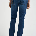 Jeans uomo skinny in denim blu EM000121 AF22800MB002 EMPORIO ARMANI 