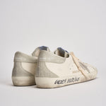 Sneakers uomo Super star bianca e grigia GMF00102 F00535911166 GOLDEN GOOSE 
