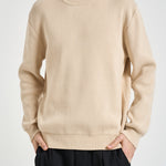 Maglia uomo girocollo avorio GMP00841 P00197255550 GOLDEN GOOSE 