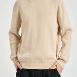 Maglia uomo girocollo avorio GMP00841 P00197255550 GOLDEN GOOSE 