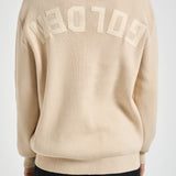 Maglia uomo girocollo avorio GMP00841 P00197255550 GOLDEN GOOSE 