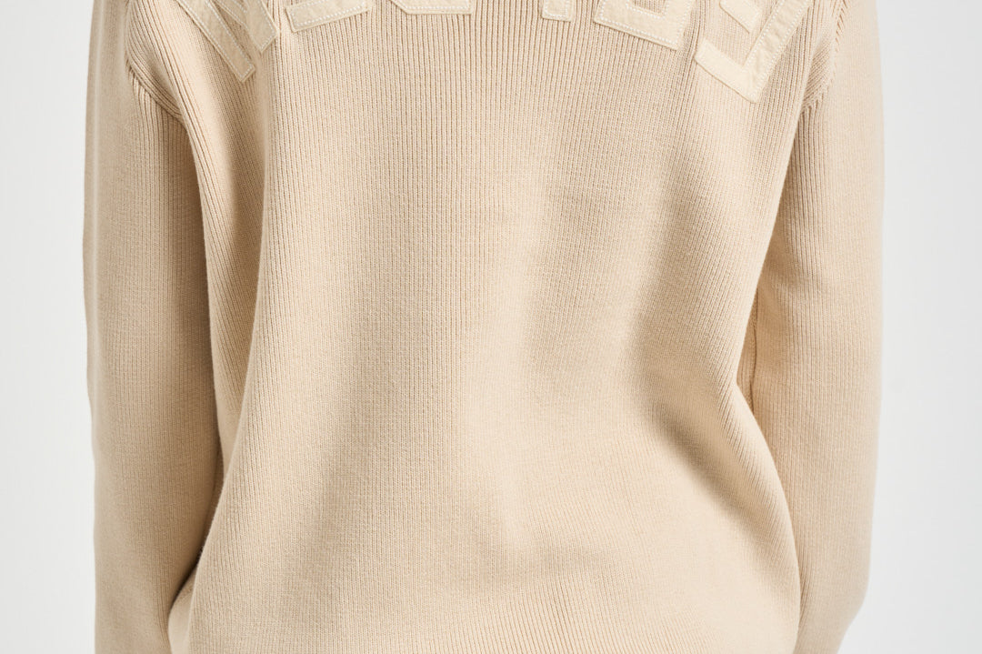 Maglia uomo girocollo avorio GMP00841 P00197255550 GOLDEN GOOSE 