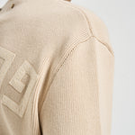 Maglia uomo girocollo avorio GMP00841 P00197255550 GOLDEN GOOSE 