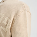 Maglia uomo girocollo avorio GMP00841 P00197255550 GOLDEN GOOSE 