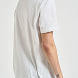 T-shirt uomo girocollo bianca con stella nera GMP01220 P00059310364 GOLDEN GOOSE 