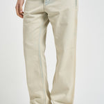 Jeans uomo gamba dritta in denim chiaro<BR/> GMP01636 P00234915929 GOLDEN GOOSE 