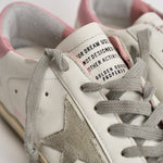 Sneakers donna Super-Star bianche e rosa GWF00102 F00256910914 GOLDEN GOOSE 