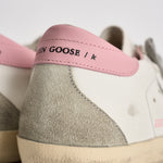 Sneakers donna Super-Star bianche e rosa GWF00102 F00256910914 GOLDEN GOOSE 