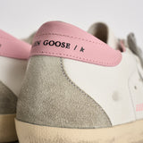 Sneakers donna Super-Star bianche e rosa GWF00102 F00256910914 GOLDEN GOOSE 