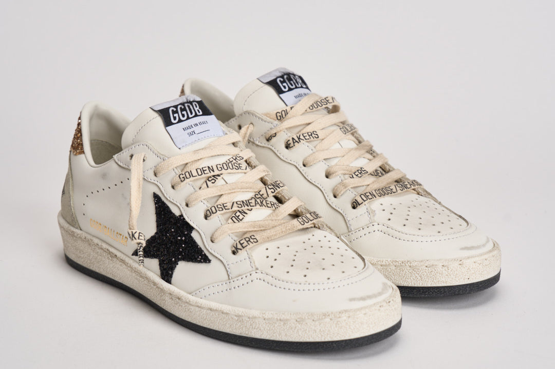 Sneakers donna Ball Star con strass bianca GWF00117 F00611810750 GOLDEN GOOSE 