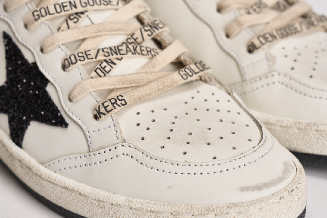 Sneakers donna Ball Star con strass bianca GWF00117 F00611810750 GOLDEN GOOSE 