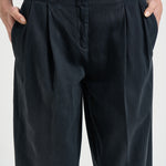 Pantalone donna Flavia blu navy GWP01203 P00234790100 GOLDEN GOOSE 