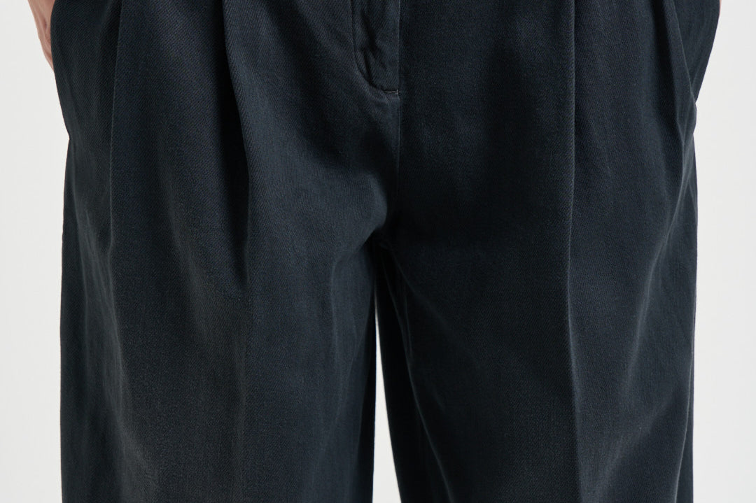 Pantalone donna Flavia blu navy GWP01203 P00234790100 GOLDEN GOOSE 