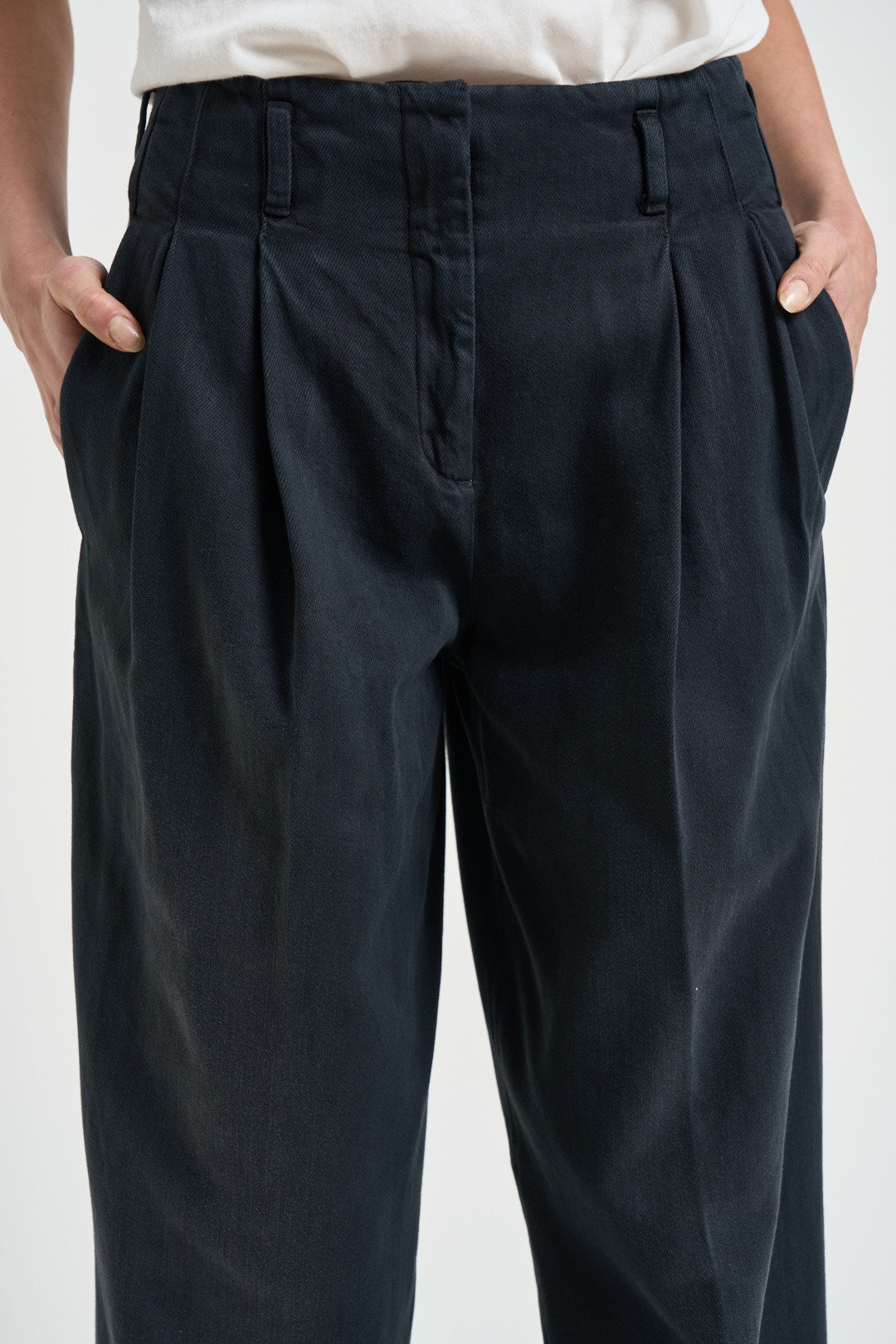 Pantalone donna Flavia blu navy GWP01203 P00234790100 GOLDEN GOOSE 
