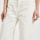 Jeans donna dritto in denim bianco GWP02079 P00098010190 GOLDEN GOOSE 