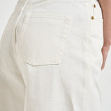 Jeans donna dritto in denim bianco GWP02079 P00098010190 GOLDEN GOOSE 