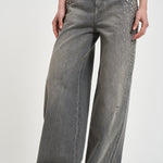 Jeans donna Melody in denim grigio GWP02079 P00234860100 GOLDEN GOOSE 