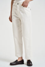 Jeans donna Betty in denim bianco BETTYBULL44 OFFWHITE HAIKURE 