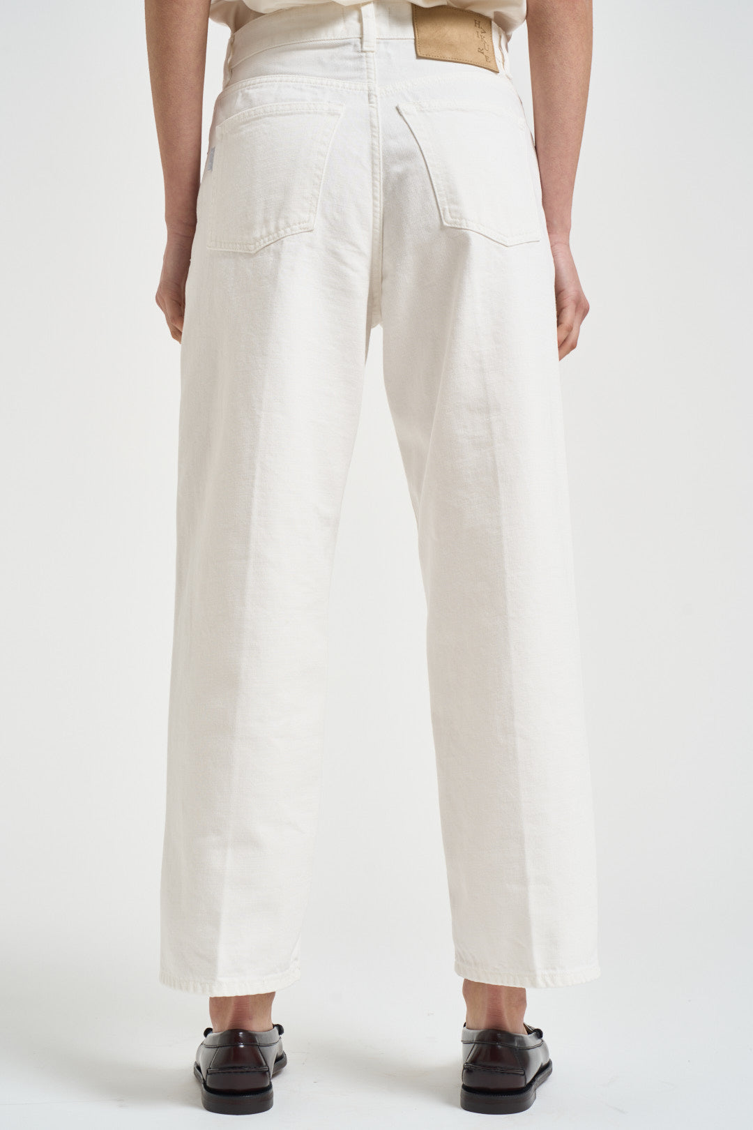 Jeans donna Betty in denim bianco BETTYBULL44 OFFWHITE HAIKURE 