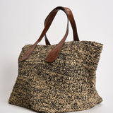 Borsa donna Tokyo in rafia marrone TOKYOII TIGA IBELIV 