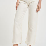 Jeans donna gamba dritta crema JILL 8800WHITE ICON DENIM 